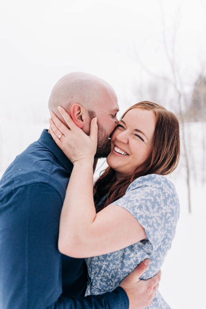 Snowbasin engagement photos