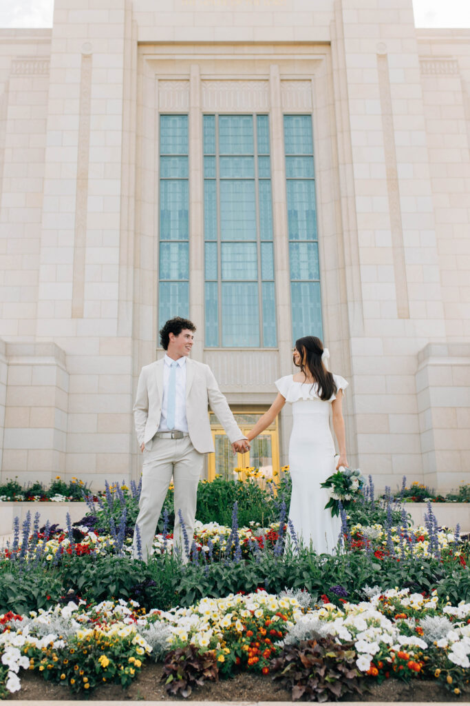 Ogden temple wedding