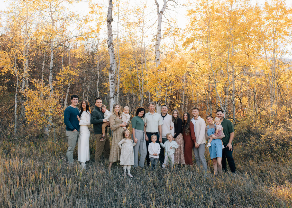 Utah fall family photos
