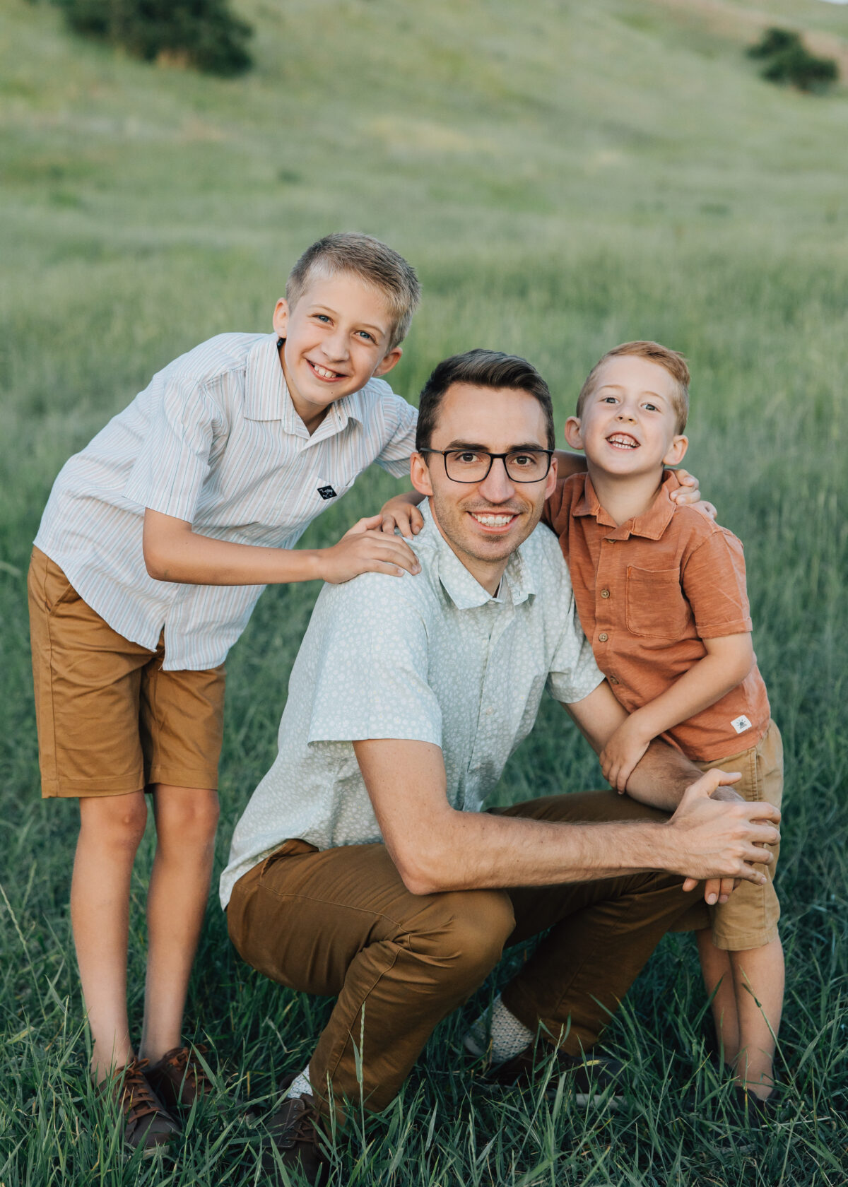Dad and sons photo