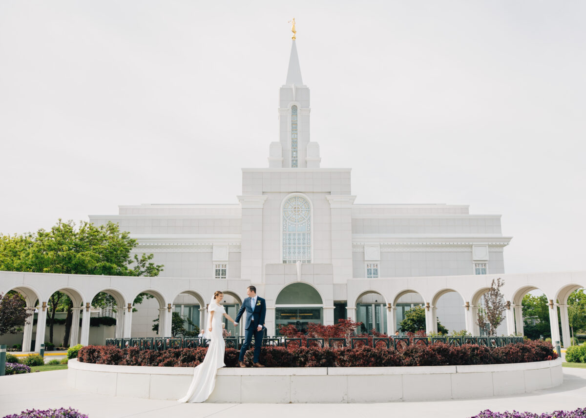 Bountiful Temple Wedding Photographer
