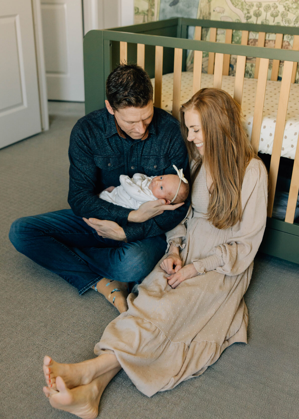 Nursery lifestyle newborn pictures