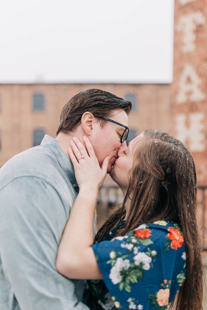 Rooftop Engagement photos