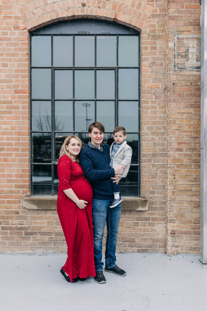 Downtown ogden maternity photos