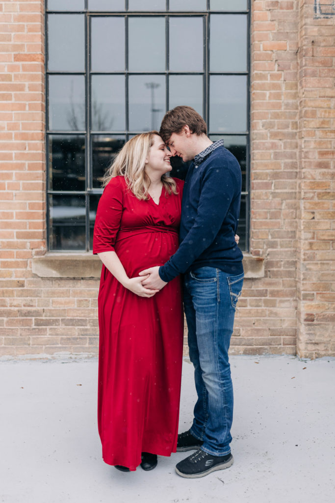 Downtown Ogden maternity portraits
