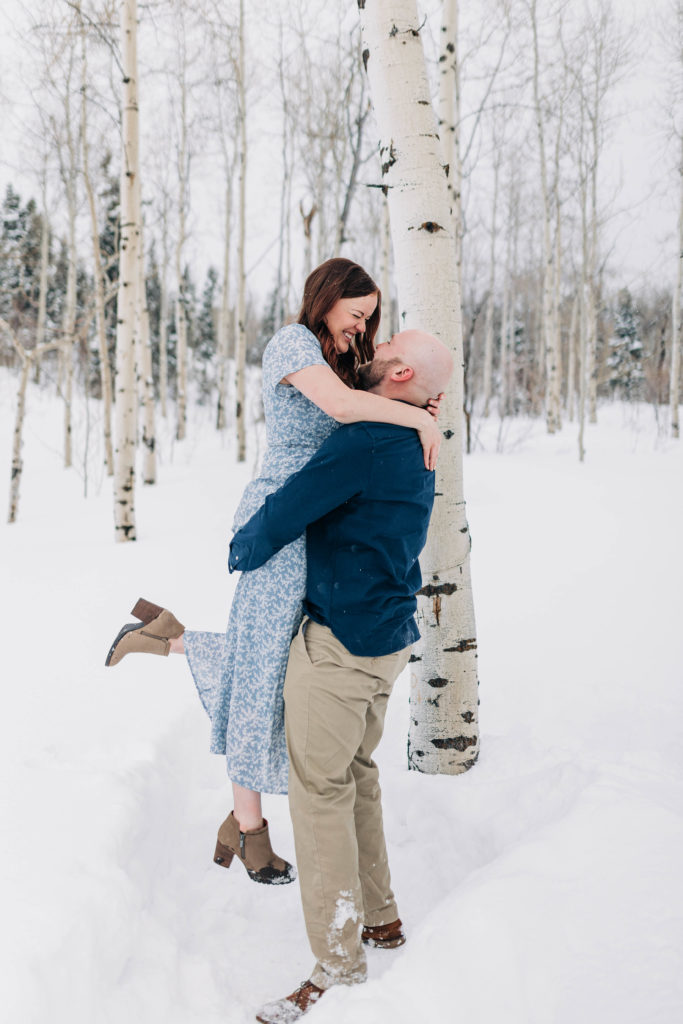 Snowbasin engagement session