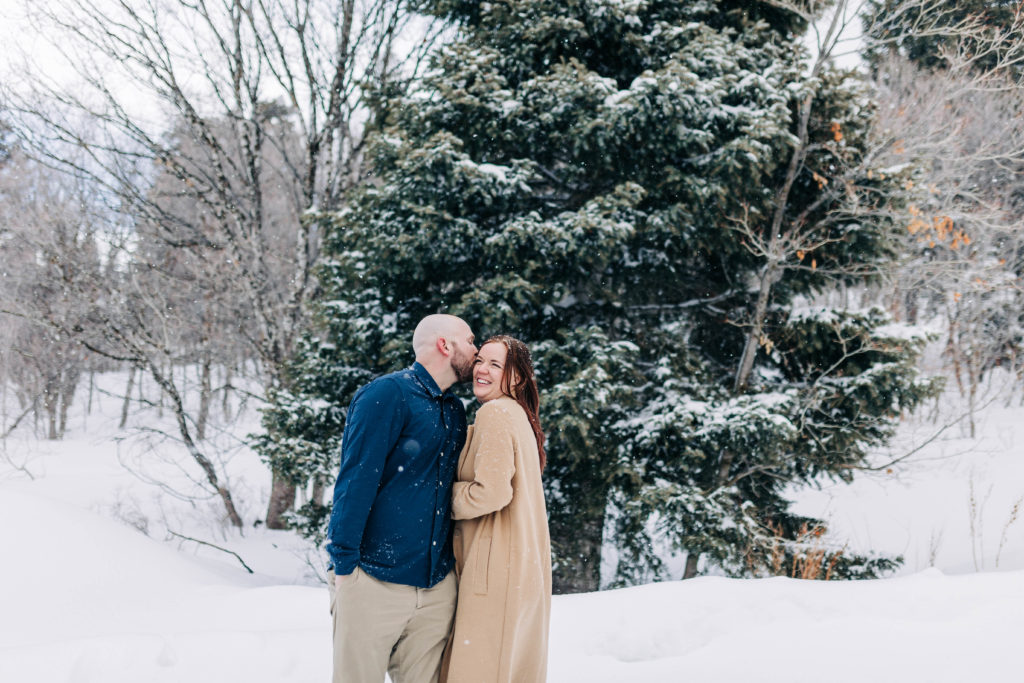 Utah mountain engagement photos