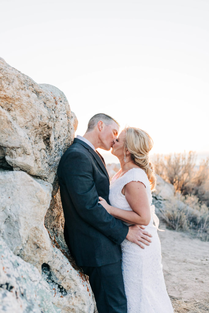 Antelope Island couple photos