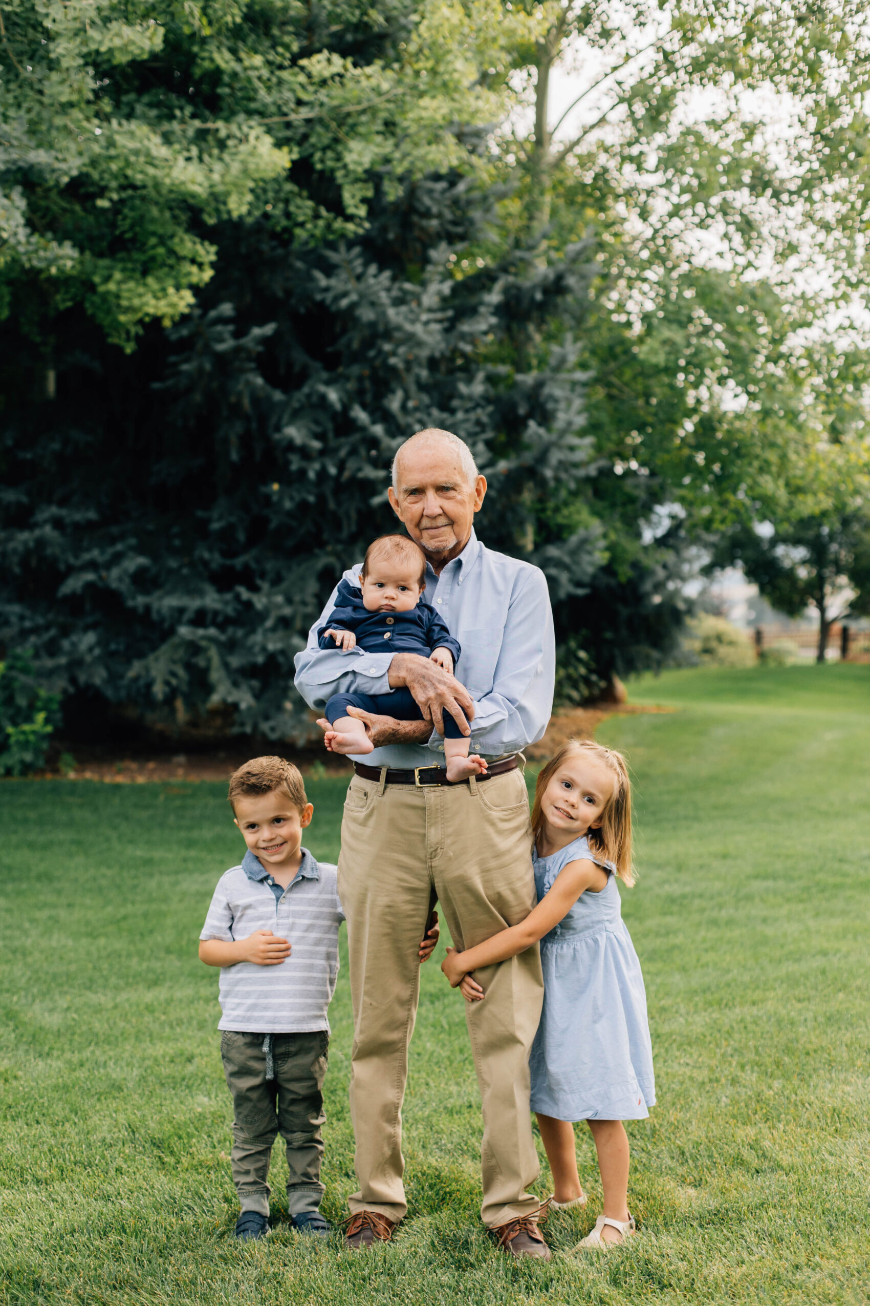 Grandpa and grandkids