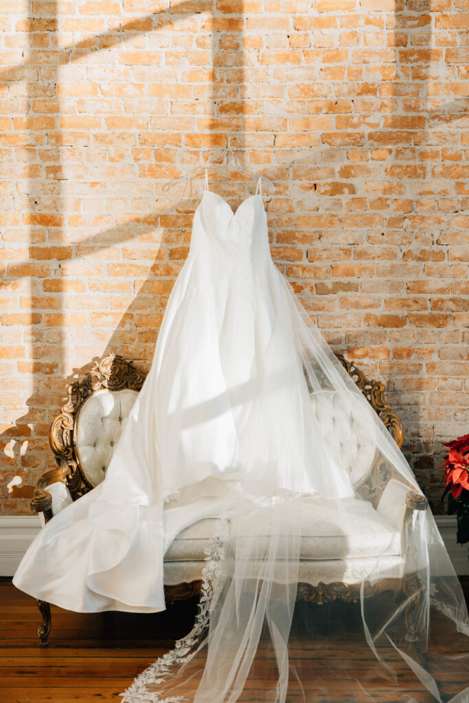 wedding dress detail shot