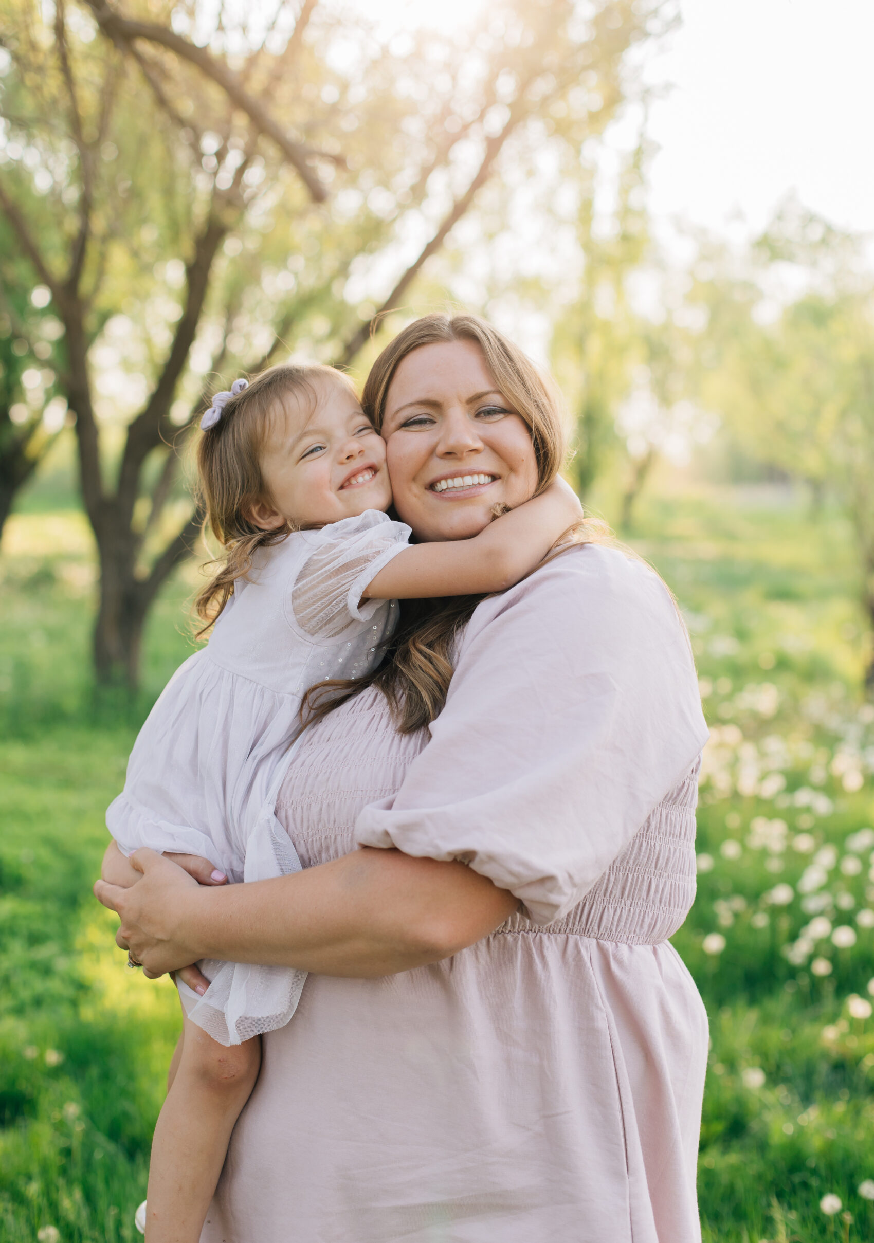 Mom and daughter photography