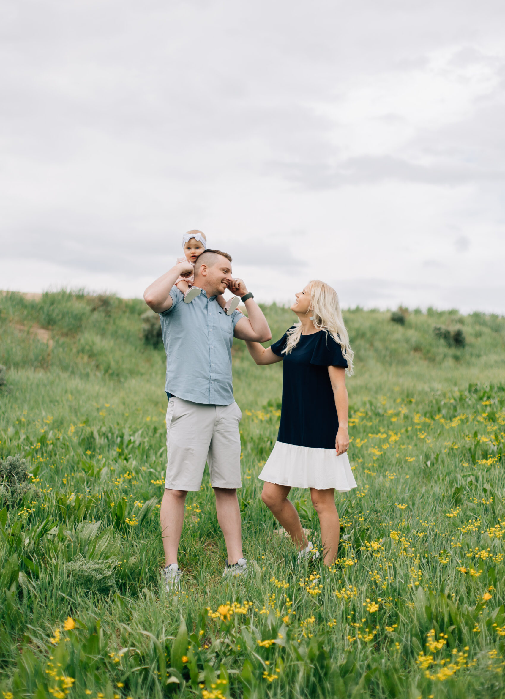 Wildflower mountain family photos