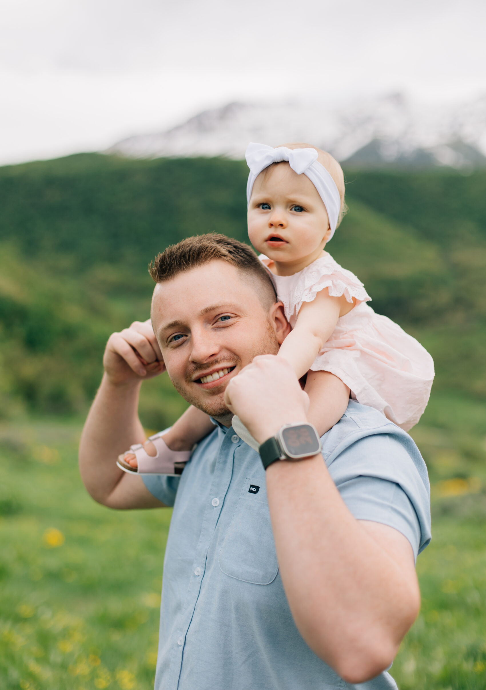 Snowbasin Dad and baby