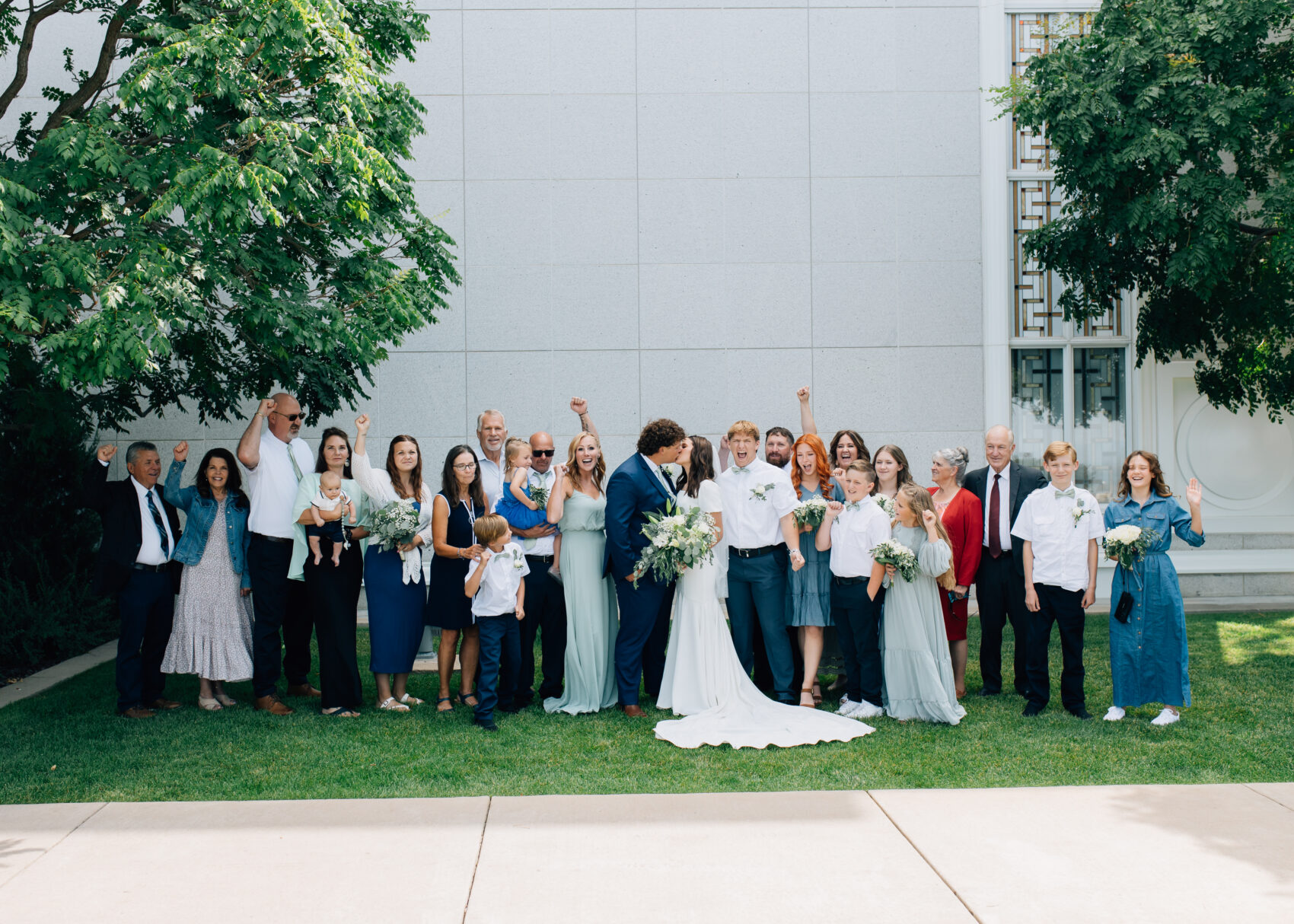 Bountiful Utah Temple family photos