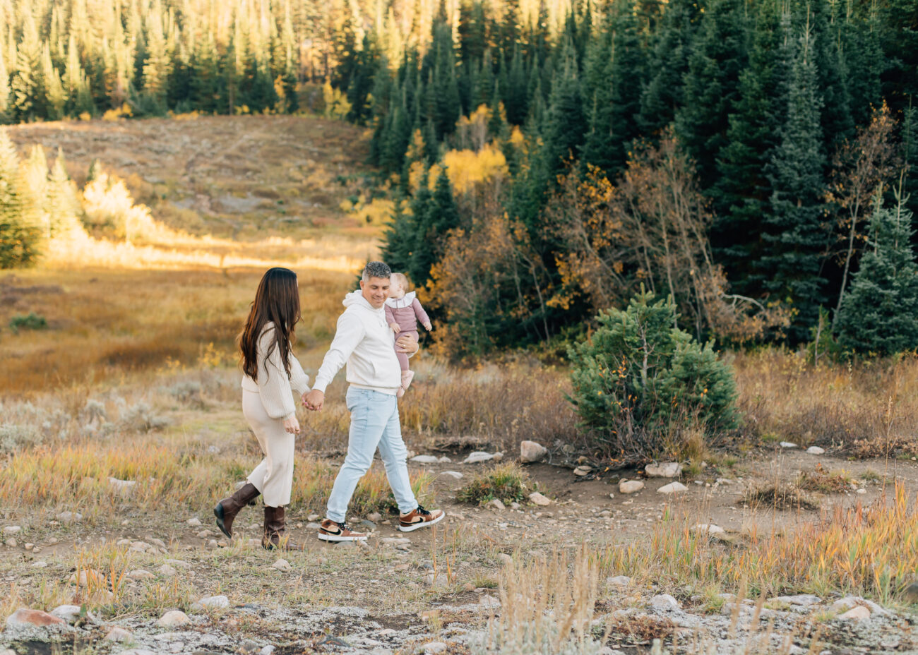 Fall family photos Jordan Pines campground