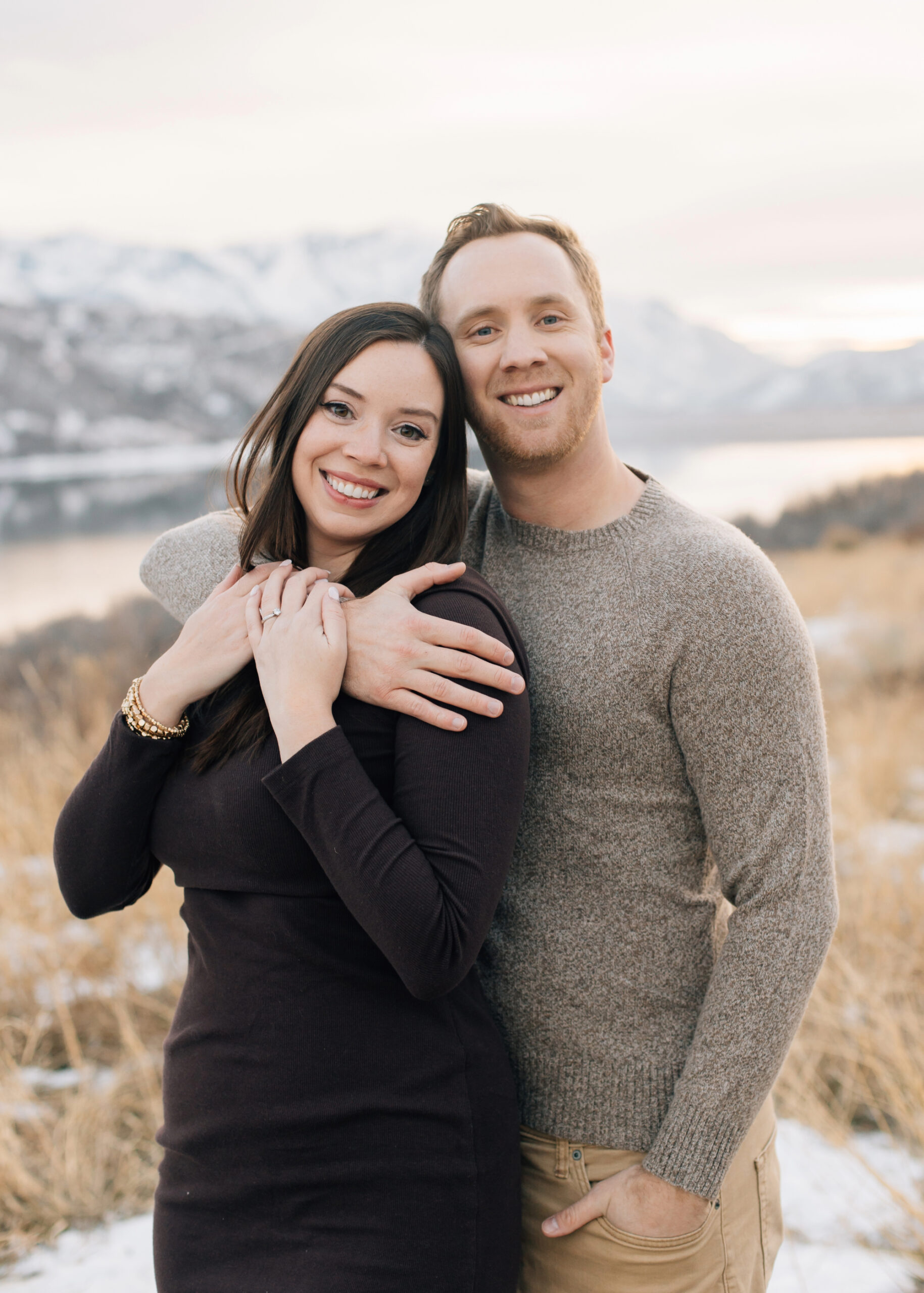 Couple photos in the Utah mountains