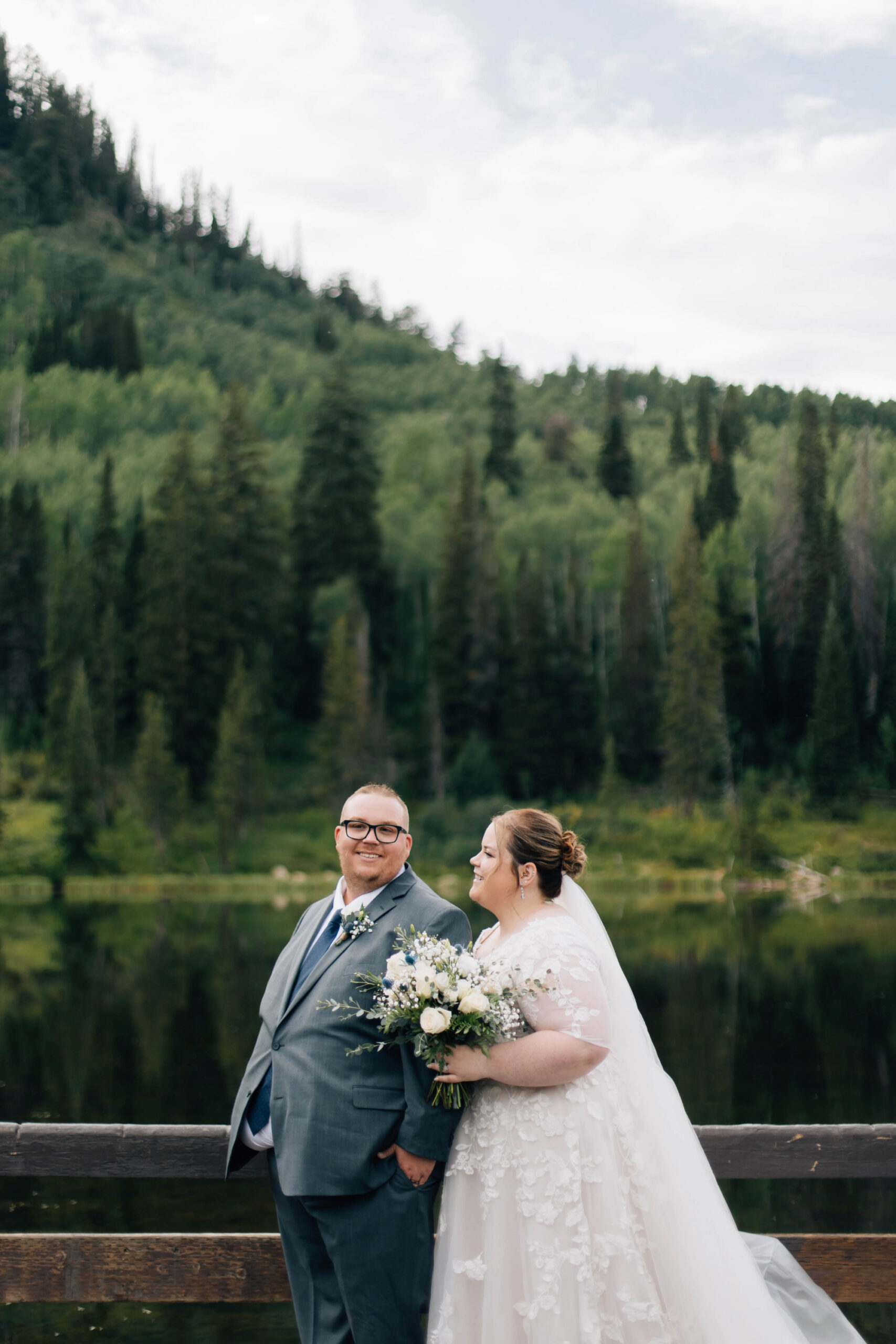 Silver Lake Utah wedding photos