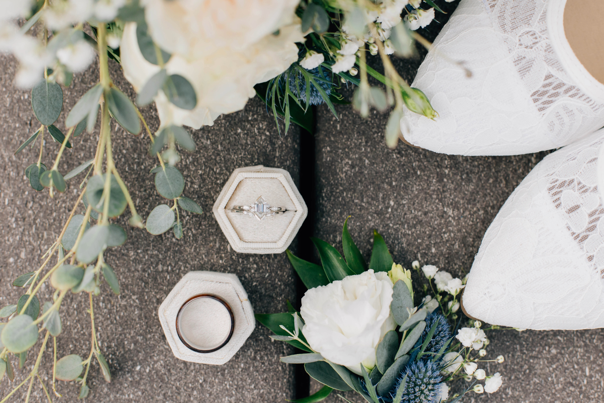 Wedding flat lay details