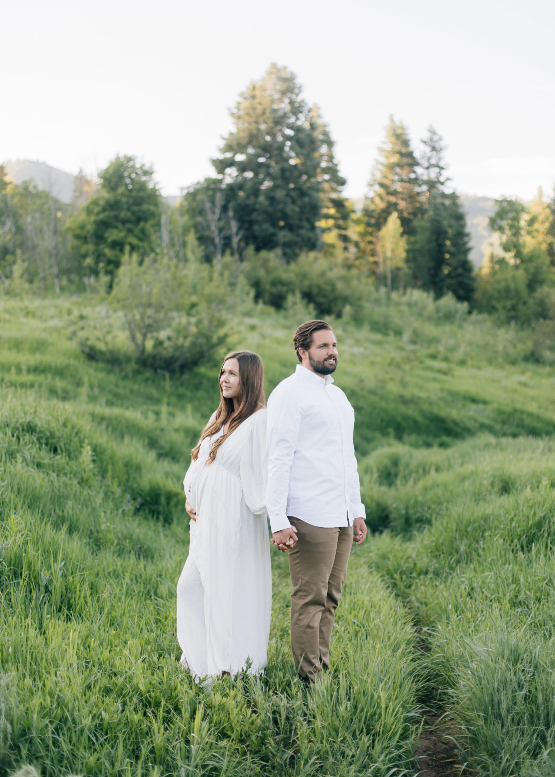 Utah mountain maternity portraits