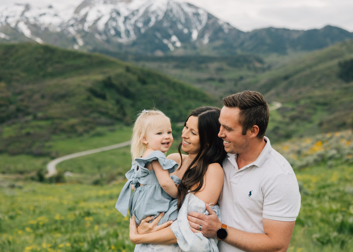 Snowbasin Utah maternity pictures