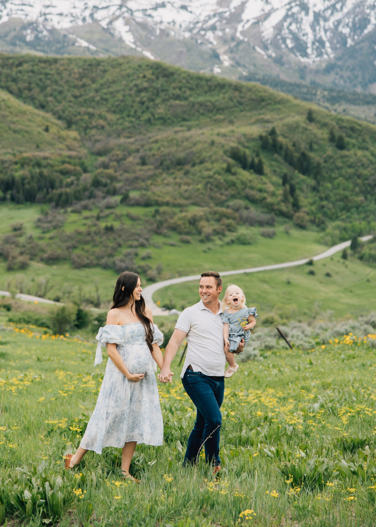 Utah mountain maternity photos