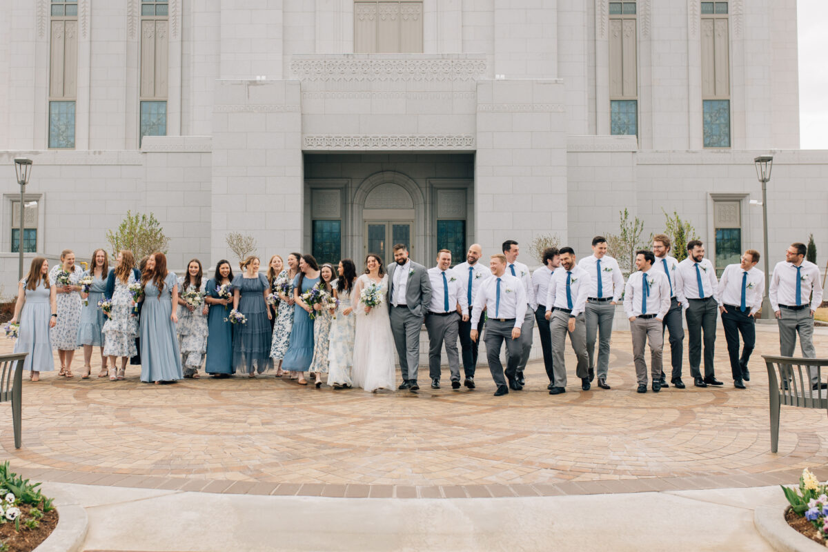 Bridal Party Temple shots
