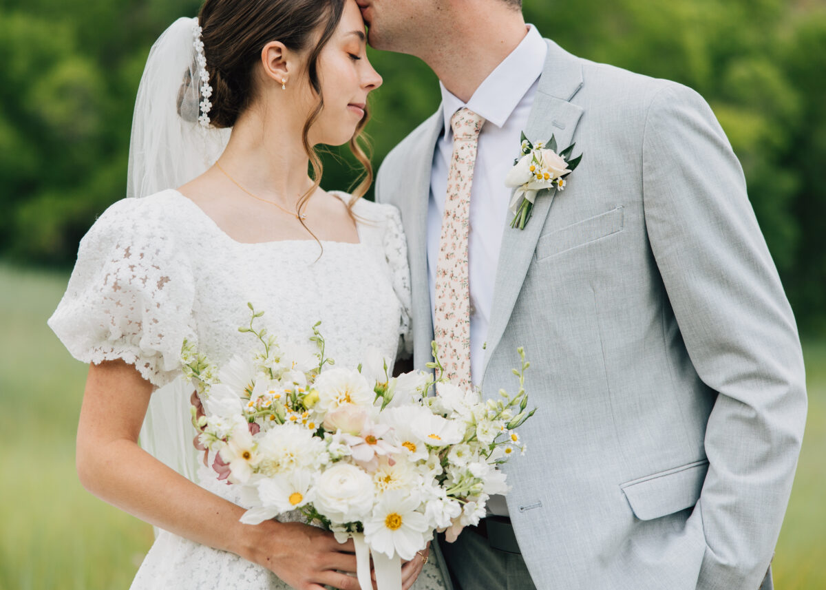 Mountain wedding portraits