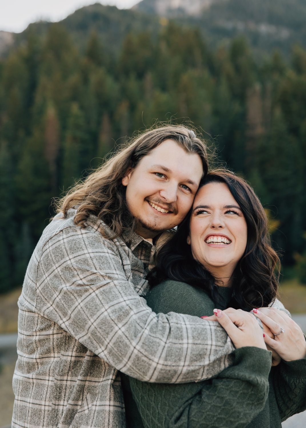 Natural and Candid couples pose, smiling and laughing